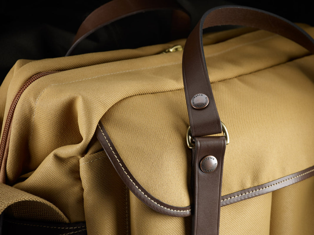 Billingham 207 Camera Bag - Khaki FibreNyte / Chocolate Leather-Camera Bags-Billingham