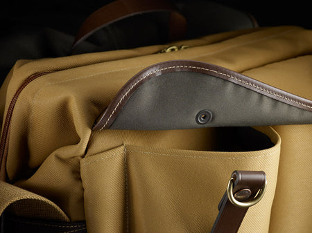 Billingham 207 Camera Bag - Khaki FibreNyte / Chocolate Leather-Camera Bags-Billingham