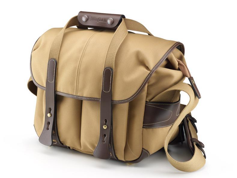Billingham 207 Camera Bag - Khaki FibreNyte / Chocolate Leather-Camera Bags-Billingham