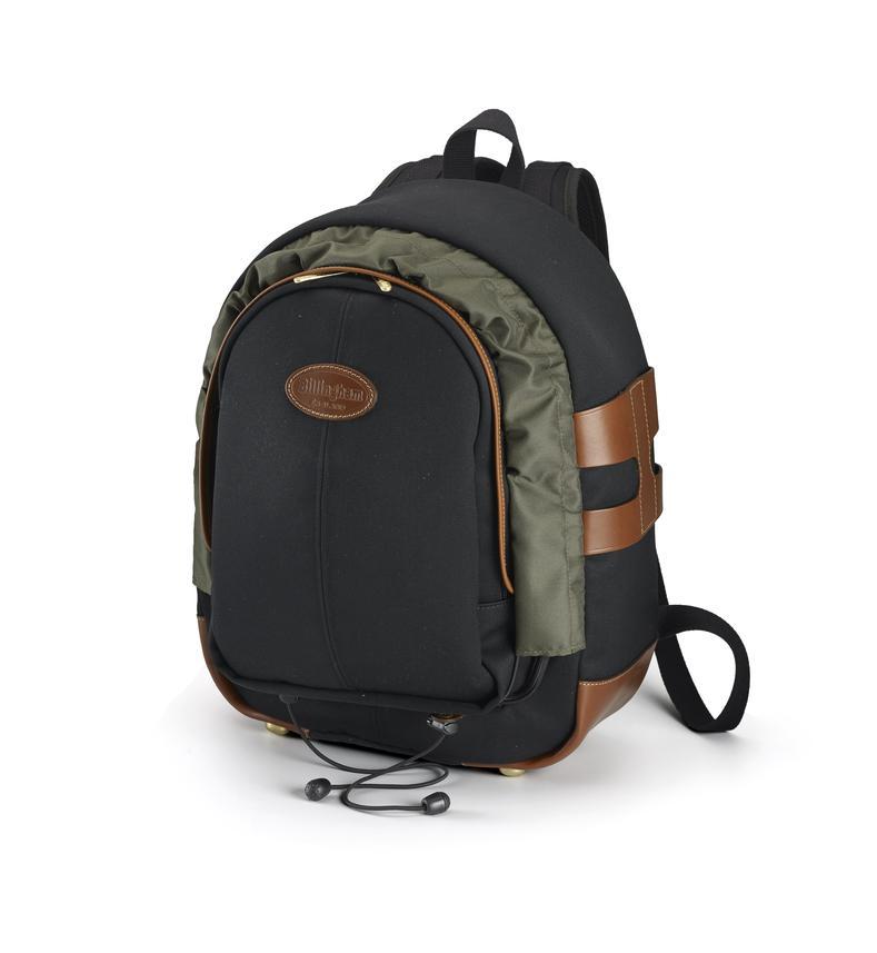 Billingham 25 Rucksack Camera Bag - Black Canvas / Tan Leather-Camera Backpacks-Billingham