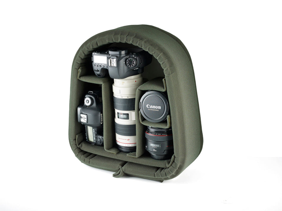 Billingham 25 Rucksack Camera Bag - Khaki Canvas / Tan Leather-Camera Backpacks-Kudos Cameras