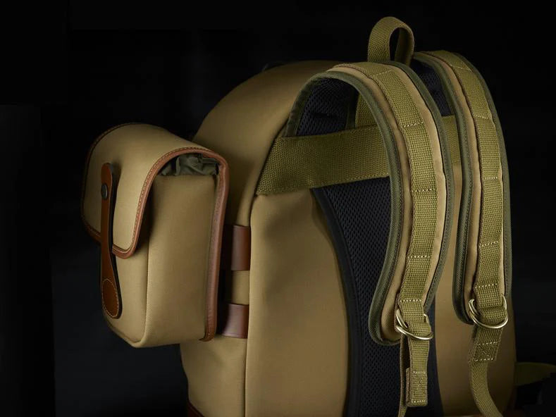 Billingham 25 Rucksack Camera Bag - Khaki Canvas / Tan Leather-Camera Backpacks-Kudos Cameras