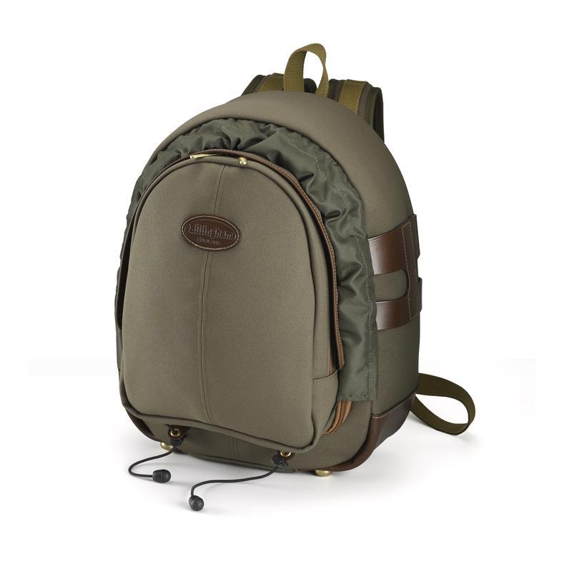 Billingham 25 Rucksack Camera Bag - Sage FibreNyte / Chocolate Leather-Camera Backpacks-Kudos Cameras