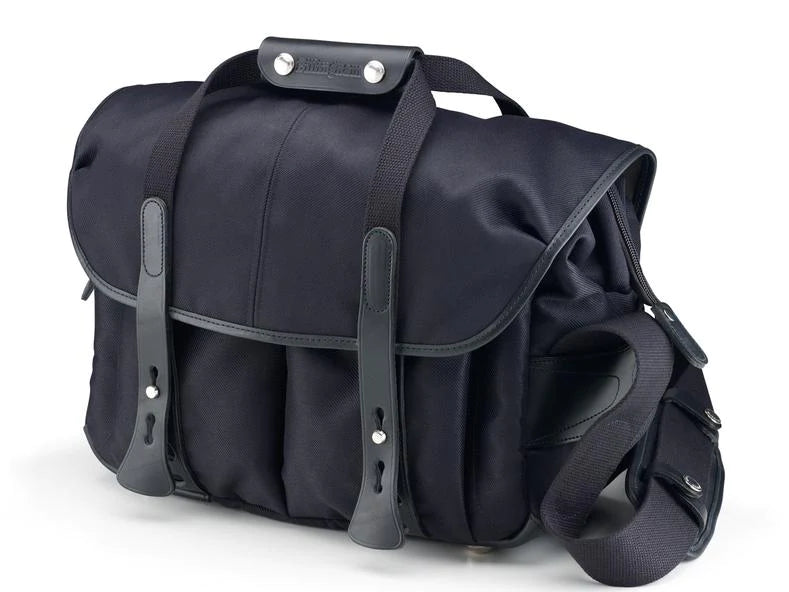 Billingham 307 Camera Bag - Black FibreNyte / Black Leather-Camera Bags-Kudos Cameras