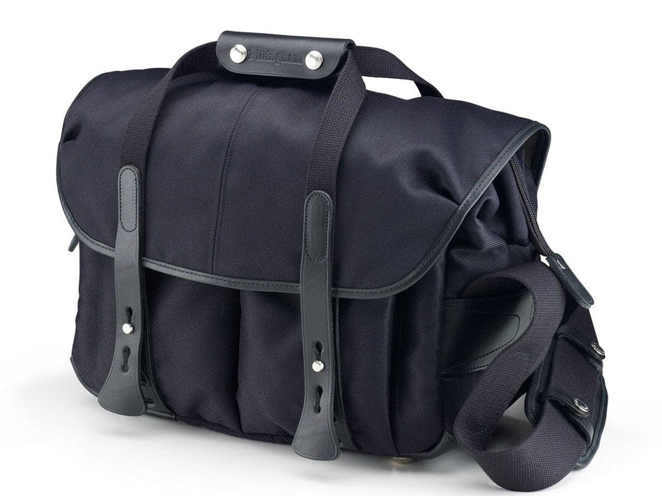 Billingham 307 Camera Bag - Black FibreNyte / Black Leather-Camera Bags-Kudos Cameras