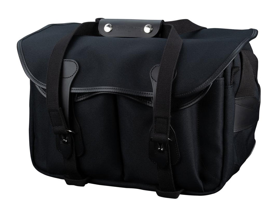 Billingham 335 MKII Camera Bag - Black FibreNyte / Black Leather-Camera Bags-Billingham