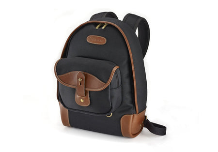 Billingham 35 Rucksack Camera Bag - Black Canvas / Tan Leather-Camera Backpacks-Billingham