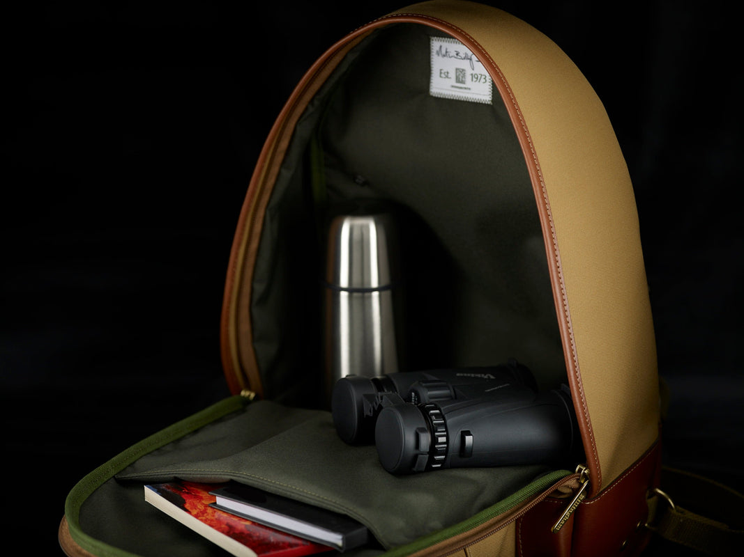 Billingham 35 Rucksack Camera Bag - Khaki Canvas / Tan Leather-Camera Backpacks-Kudos Cameras
