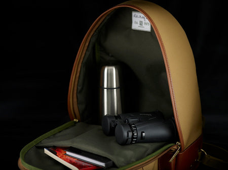 Billingham 35 Rucksack Camera Bag - Khaki Canvas / Tan Leather-Camera Backpacks-Kudos Cameras