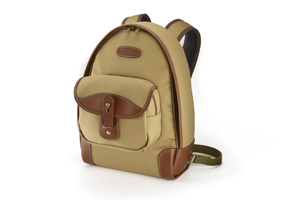 Billingham 35 Rucksack Camera Bag - Khaki Canvas / Tan Leather-Camera Backpacks-Kudos Cameras