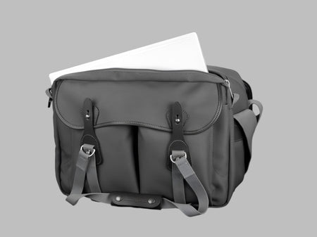 Billingham 445 MKII Camera Bag - Black FibreNyte / Black Leather-Camera Bags-Kudos Cameras