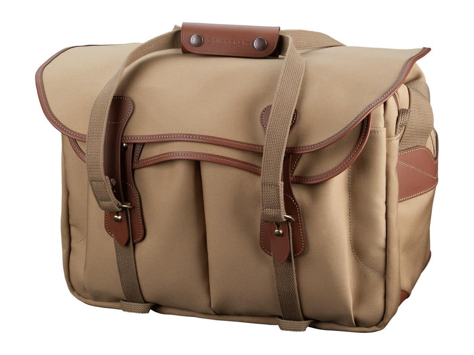 Billingham 445 MKII Camera Bag - Khaki Canvas / Tan Leather-Camera Bags-Kudos Cameras