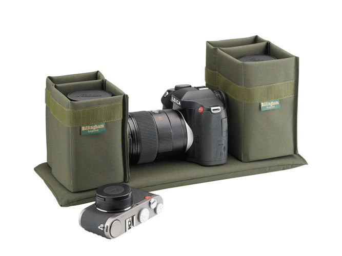 Billingham 445 MKII Camera Bag - Khaki Canvas / Tan Leather-Camera Bags-Billingham