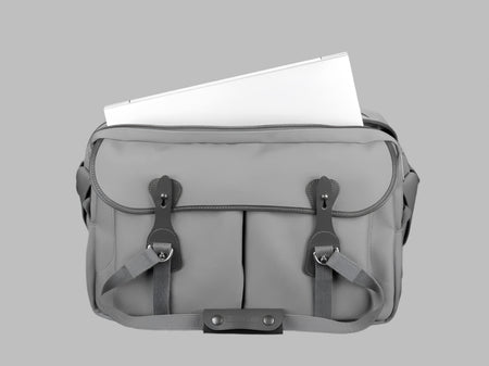Billingham 555 MKII Camera Bag - Sage FibreNyte / Chocolate Leather-Camera Bags-Kudos Cameras