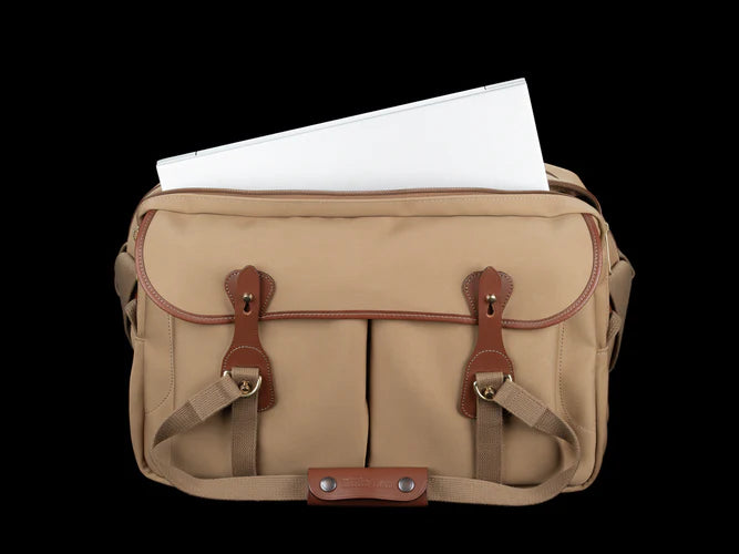 Billingham 555 MKII Camera Bag - Khaki Canvas / Tan Leather-Camera Bags-Kudos Cameras