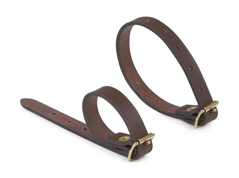 Billingham 5/8 Tripod Straps (Pair) - Chocolate Leather-Camera Bag Accessories-Billingham