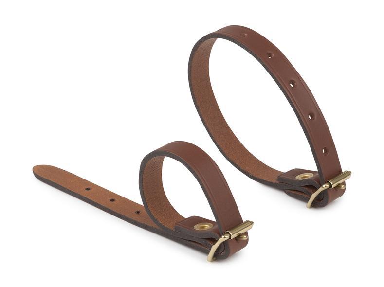 Billingham 5/8 Tripod Straps (Pair) - Tan Leather-Camera Bag Accessories-Kudos Cameras