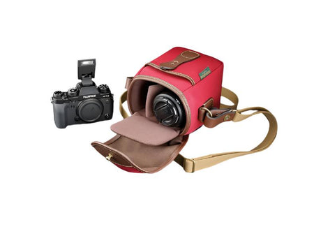 Billingham 72 Camera Bag - Burgundy Canvas / Chocolate Leather-Camera Bags-Kudos Cameras