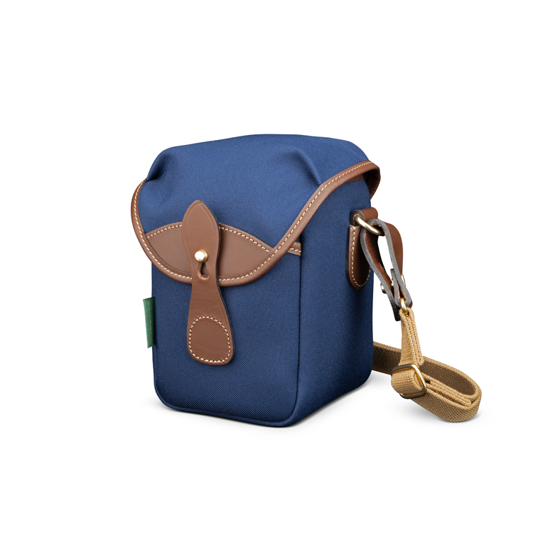 Billingham 72 Camera Bag - Navy FibreNyte / Chocolate Leather-Camera Bags-Billingham