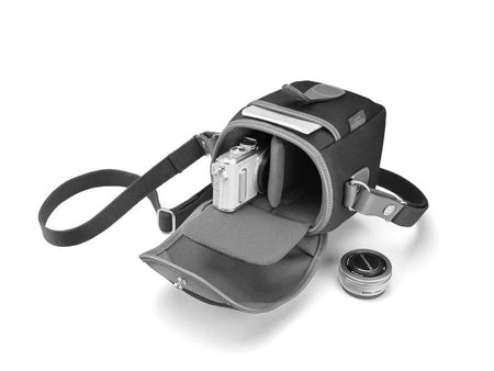 Billingham 72 Camera Bag - Sage FibreNyte / Chocolate Leather-Camera Bags-Billingham