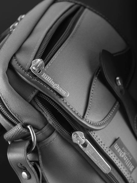 Billingham Airline Stowaway Camera Bag - Black Canvas / Black Leather-Camera Bags-Kudos Cameras