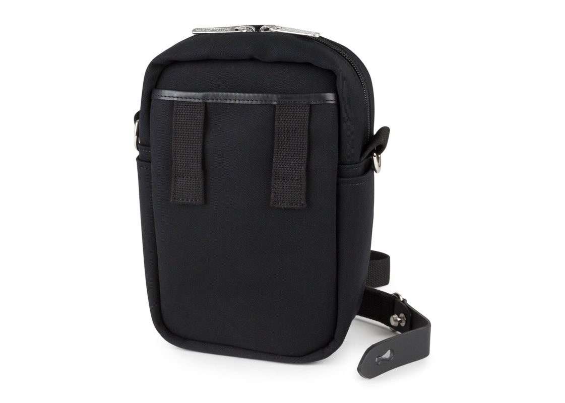 Billingham Airline Stowaway Camera Bag - Black Canvas / Black Leather-Camera Bags-Billingham