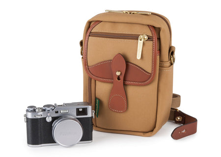 Billingham Airline Stowaway Camera Bag - Khaki Canvas / Tan Leather-Camera Bags-Kudos Cameras