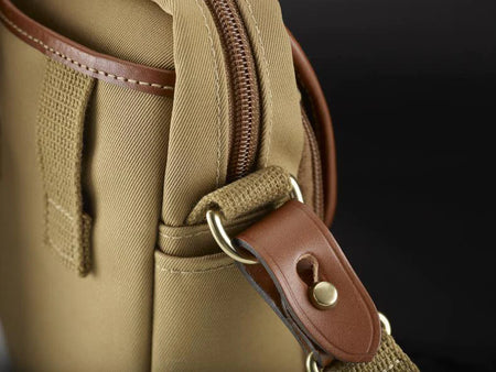 Billingham Airline Stowaway Camera Bag - Khaki Canvas / Tan Leather-Camera Bags-Billingham