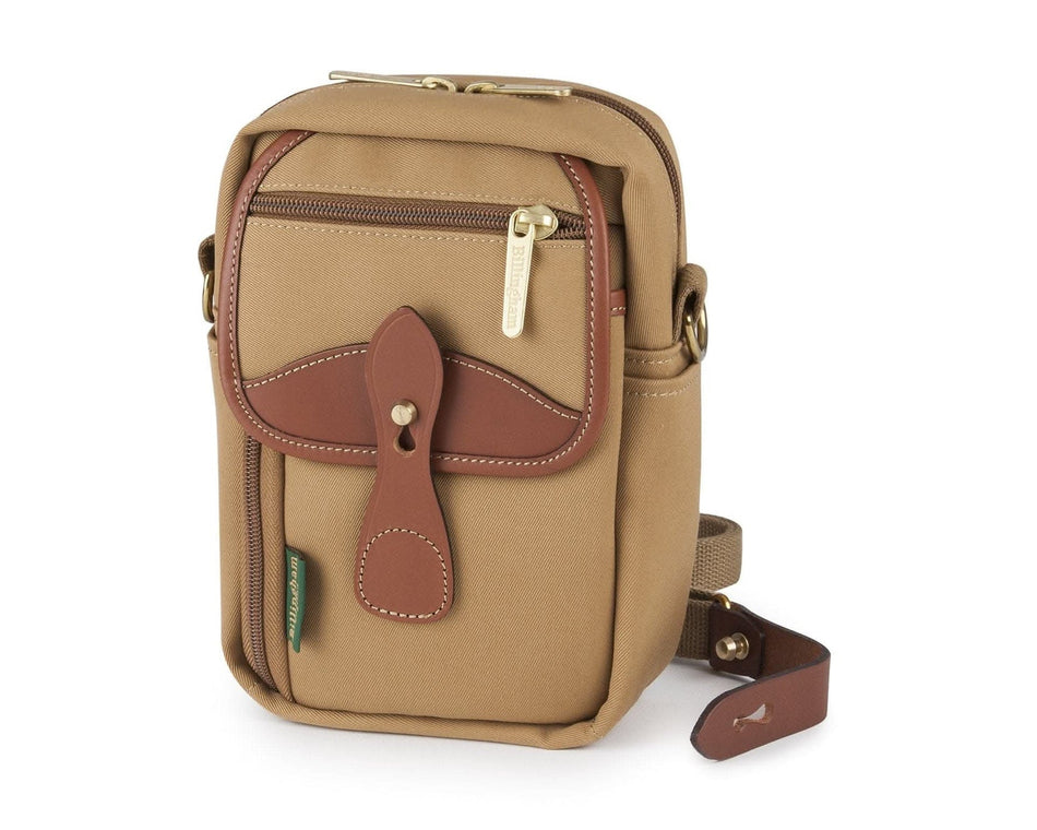 Billingham Airline Stowaway Camera Bag - Khaki Canvas / Tan Leather-Camera Bags-Kudos Cameras