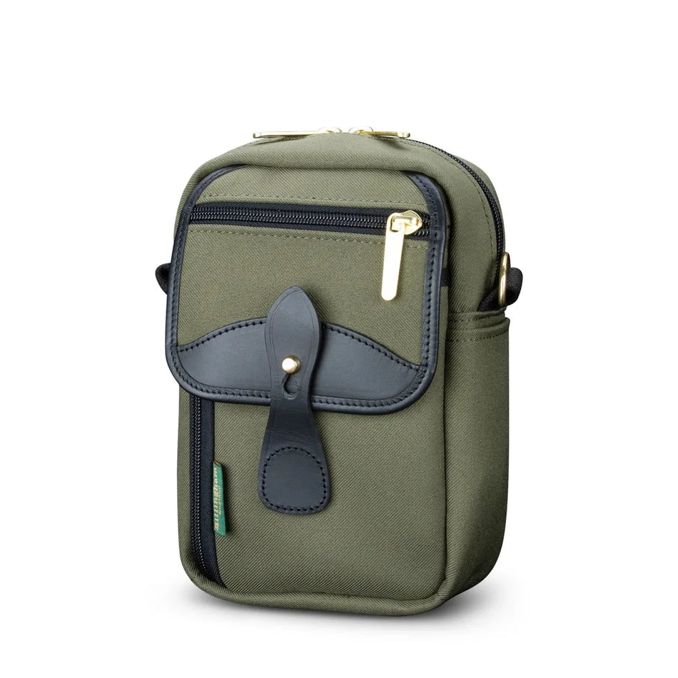 Billingham Airline Stowaway Camera Bag - Sage FibreNyte / Black Leather-Camera Bags-Kudos Cameras