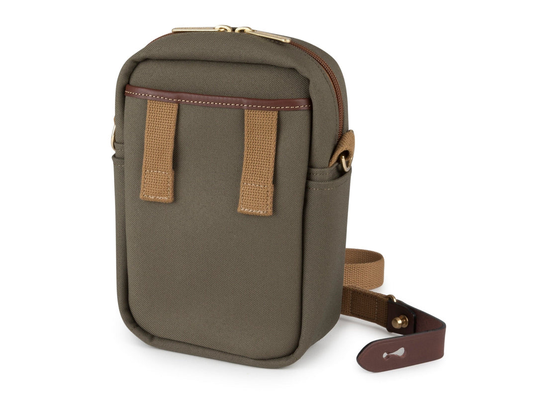Billingham Airline Stowaway Camera Bag - Sage FibreNyte / Chocolate Leather-Camera Bags-Billingham