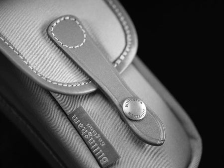 Billingham AVEA 3 End Pocket Pouch - Black Canvas / Tan Leather-Camera Bag Pockets-Kudos Cameras