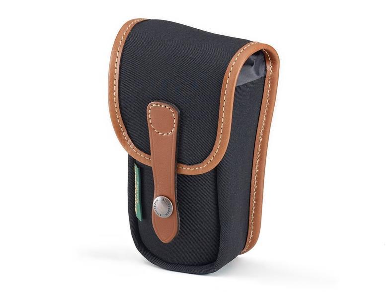 Billingham AVEA 3 End Pocket Pouch - Black Canvas / Tan Leather-Camera Bag Pockets-Billingham