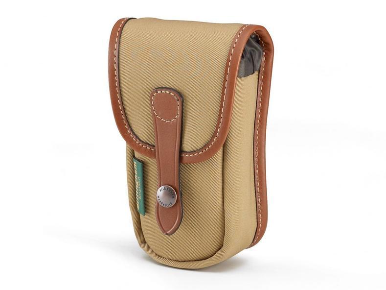 Billingham AVEA 3 End Pocket Pouch - Khaki Canvas / Tan Leather-Camera Bag Pockets-Billingham