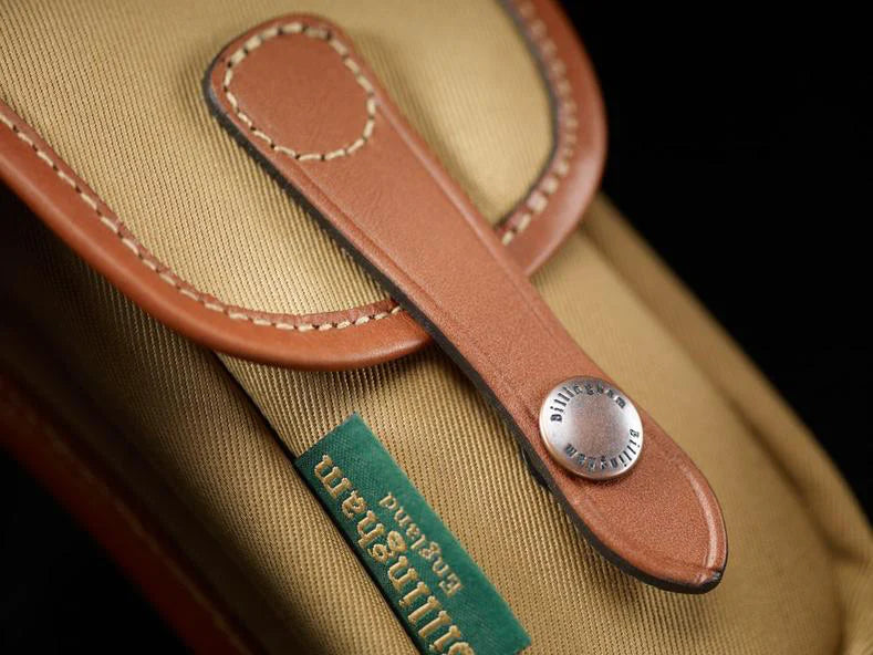 Billingham AVEA 3 End Pocket Pouch - Khaki FibreNyte / Tan Leather-Camera Bag Pockets-Billingham