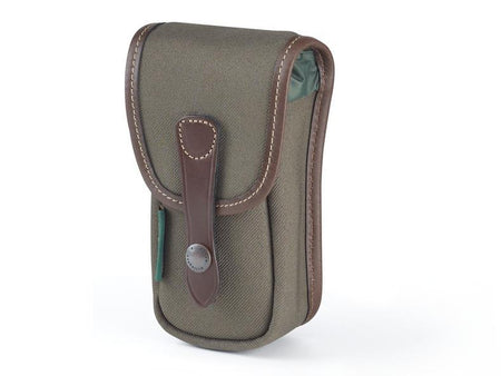 Billingham AVEA 3 End Pocket Pouch - Sage FibreNyte / Chocolate Leather-Camera Bag Pockets-Kudos Cameras
