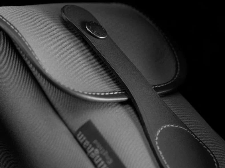 Billingham AVEA 5 End Pocket Pouch - Black FibreNyte / Black Leather-Camera Bag Pockets-Billingham