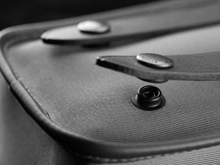 Billingham AVEA 5 End Pocket Pouch - Black FibreNyte / Tan Leather-Camera Bag Pockets-Billingham