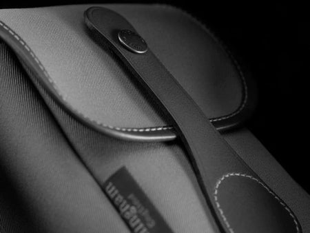 Billingham AVEA 5 End Pocket Pouch - Black FibreNyte / Tan Leather-Camera Bag Pockets-Billingham