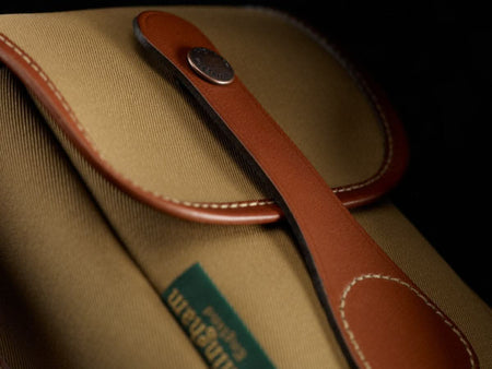 Billingham AVEA 5 End Pocket Pouch - Khaki FibreNyte / Chocolate Leather-Camera Bag Pockets-Kudos Cameras