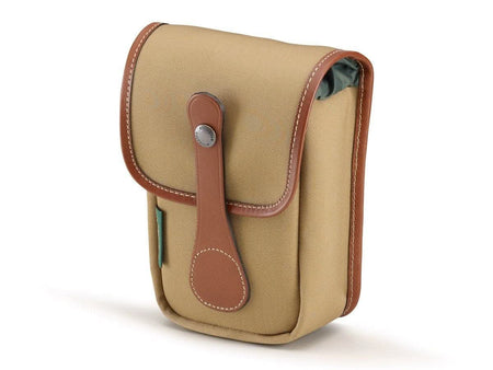 Billingham AVEA 5 End Pocket Pouch - Khaki Canvas / Tan Leather-Camera Bag Pockets-Billingham