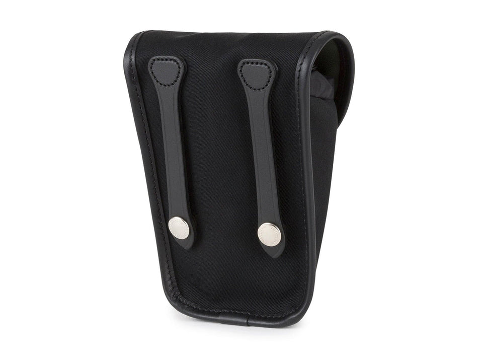 Billingham AVEA 7 End Pocket Pouch - Black Canvas / Black Leather-Camera Bag Pockets-Billingham
