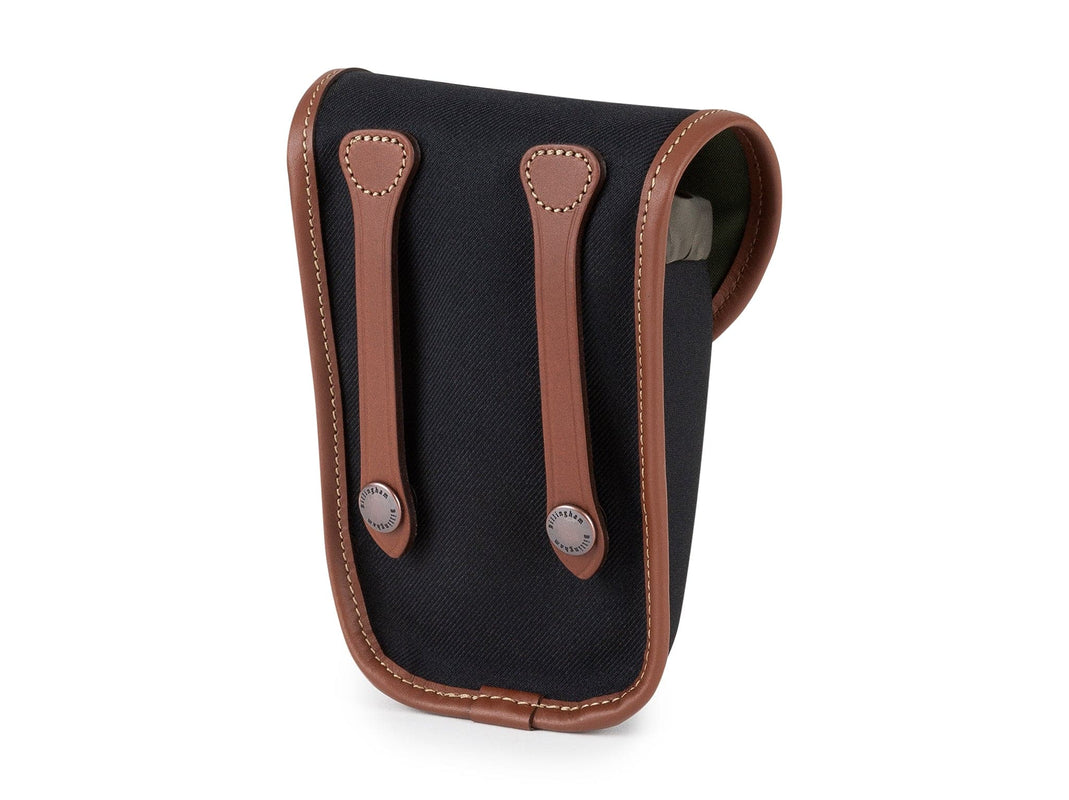 Billingham AVEA 7 End Pocket Pouch - Black Canvas / Tan Leather-Camera Bag Pockets-Billingham
