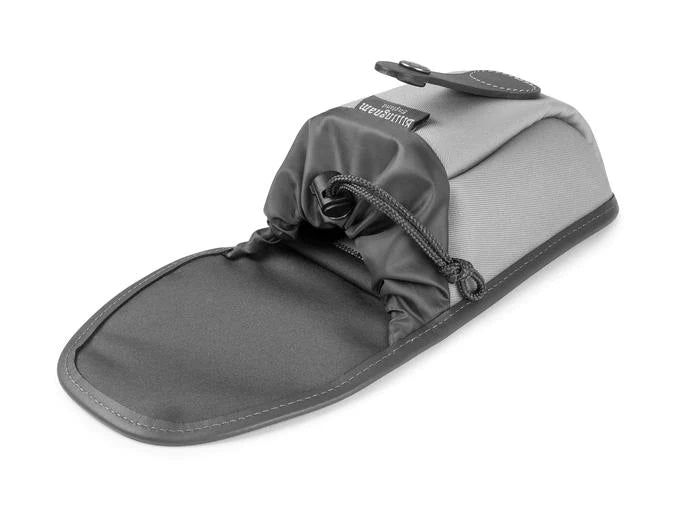 Billingham AVEA 7 End Pocket Pouch - Grey Canvas / Black Leather-Camera Bag Pockets-Kudos Cameras