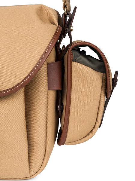 Billingham AVEA 7 End Pocket Pouch - Khaki FibreNyte / Chocolate Leather-Camera Bag Pockets-Kudos Cameras