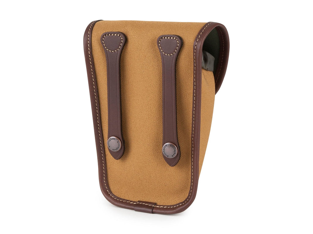 Billingham AVEA 7 End Pocket Pouch - Khaki FibreNyte / Chocolate Leather-Camera Bag Pockets-Billingham