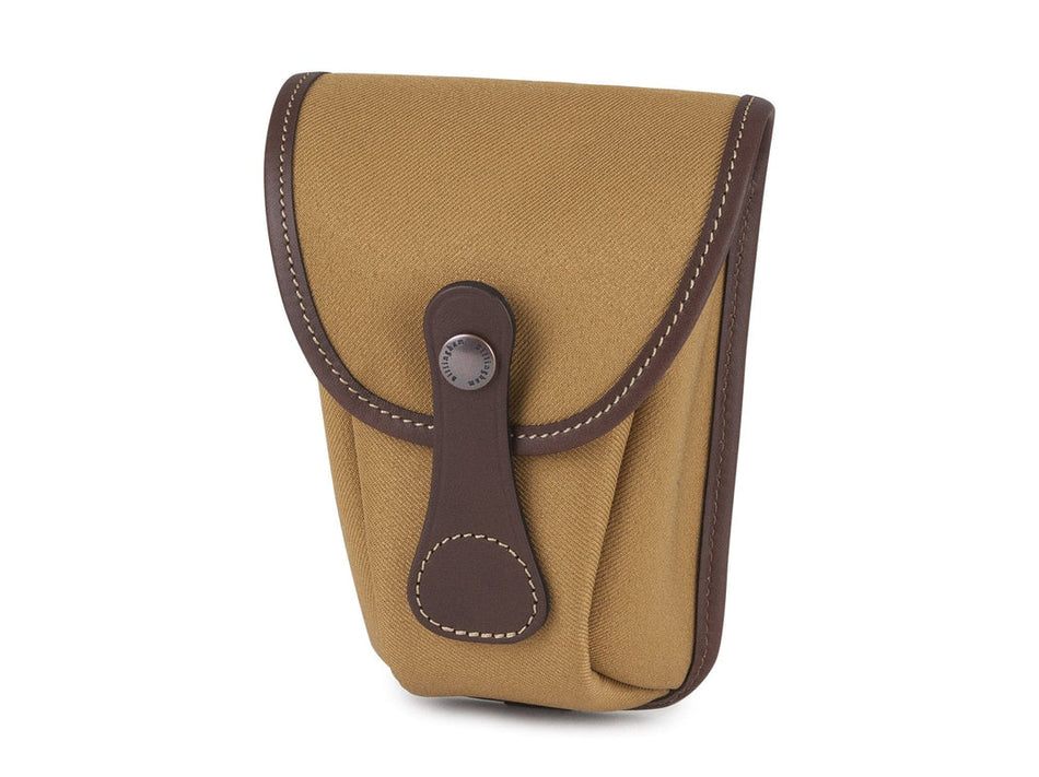 Billingham AVEA 7 End Pocket Pouch - Khaki FibreNyte / Chocolate Leather-Camera Bag Pockets-Billingham
