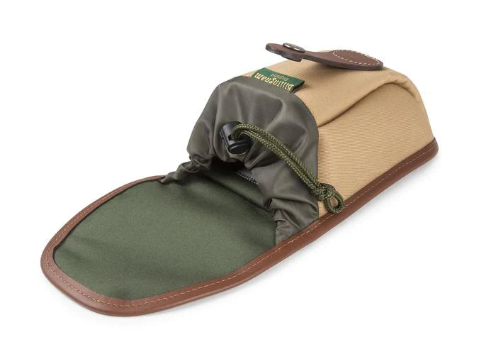 Billingham AVEA 7 End Pocket Pouch - Khaki FibreNyte / Tan Leather-Camera Bag Pockets-Billingham