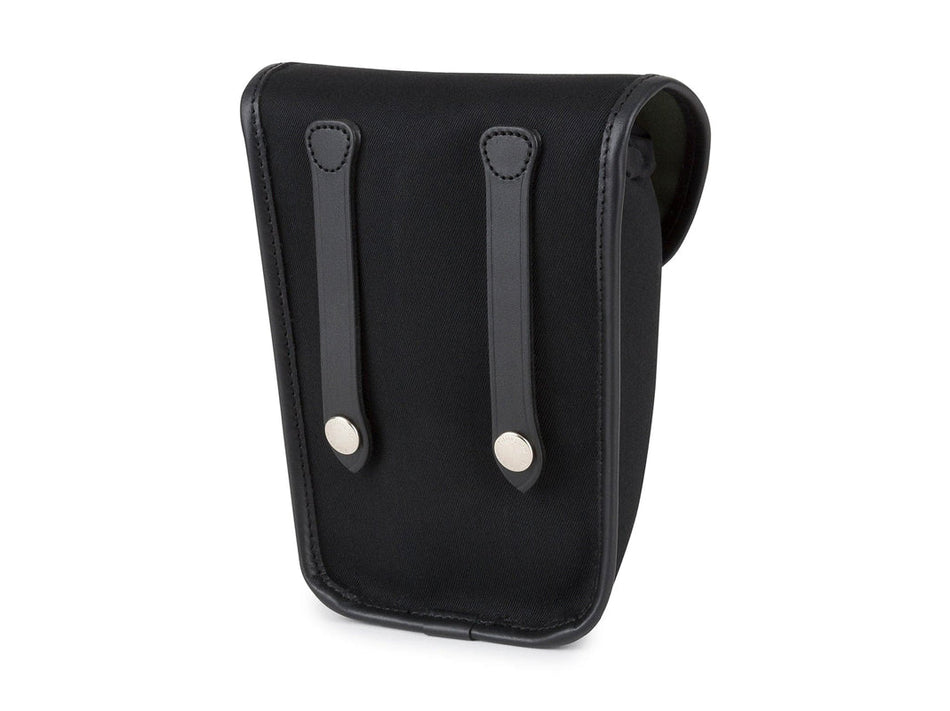 Billingham AVEA 8 End Pocket Pouch - Black Canvas / Black Leather-Camera Bag Pockets-Billingham