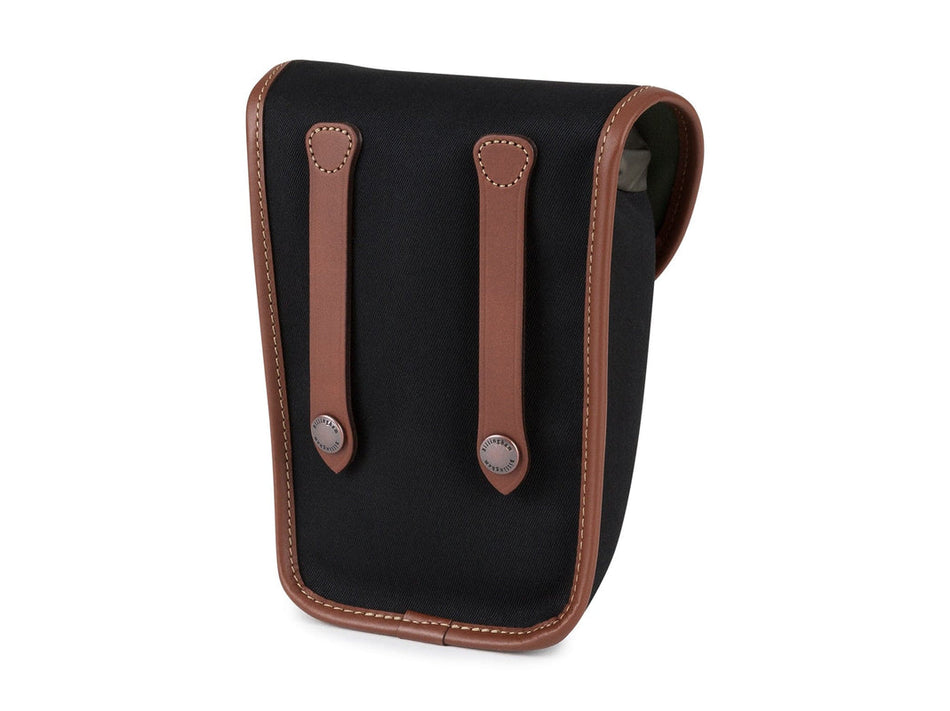 Billingham AVEA 8 End Pocket Pouch - Black Canvas / Tan Leather-Camera Bag Pockets-Billingham